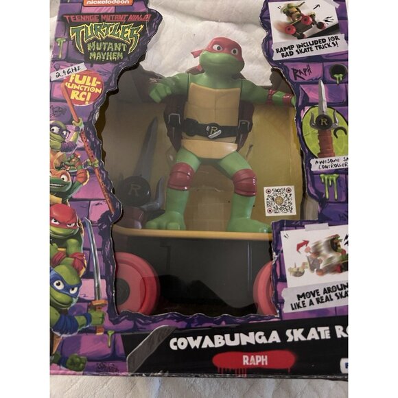Teenage Mutant Ninja Turtles Cowabunga Skate 12.6” RC Raph with Remote Control - Picture 2 of 7